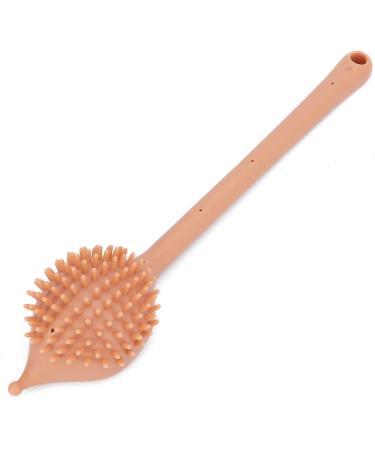 Verdant Touch Manual Massager - Double-Sided Silicone Meridian Pat Massager for Fitness - Khaki | International Shipping - Buy Online on GoSupps.com