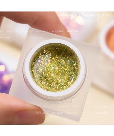 Mermaid Star Sea Diamond Gel Polish 8colors Nail Gel Soak Off Uv Gel Varnish Hybrid Manicure Auroras Shining Nail Art Gel - Nail Gel - - (Color: 6) - Buy Online on GoSupps.com