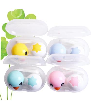 Homsfou Contact Lens Container - 4-Piece Care Box for Lens Holders & Contact Lenses - Buy Online on GoSupps.com