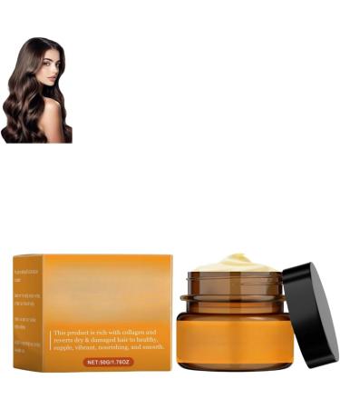 Masque capillaire au collag ne masque hydratant revitalisant en profondeur brillance naturelle r paration anti-frisottis pour cheveux secs et ab m s