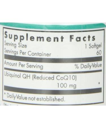 Nutricology CoQH-CF Ubiquinol 100mg - Un-Oxidized CoQ10 Supplement for Cardiovascular & Immune Support | 60 Softgels - Buy Internationally - Buy Online on GoSupps.com