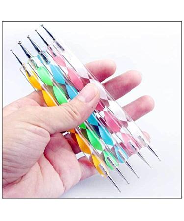 Buy Nail Art Dotting Pen Tool Set - 5 Pack for Creative Nail Designs | International Shipping Available - Buy Online on GoSupps.com