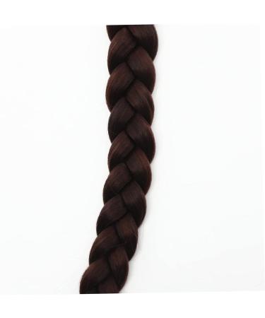 minkissy Wig Synthetic Wrap Around Braided Ponytail Hair Extensions for Women - High Temperature Wire Braid Ponytail Extension Tails Hair Extensions Ponytail Extension for Black Women 80X3CM Dark Red - Buy Online on GoSupps.com