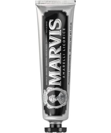 MARVIS Amarelli Licorice Mint 85 ml I Toothpaste with liquorice and mint flavor I lasting fresh breath - Buy Online on GoSupps.com