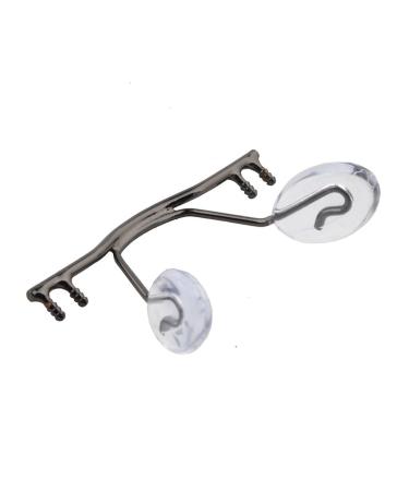 SBTRKT 10 pieces of glasses nose walking glasses-nose padding arm metal frameless optical frame nose bridge nasal pad holder glasses accessories (color: Dark Gray)