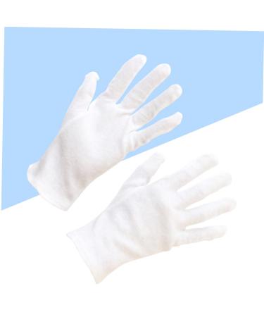 CLISPEED 24 Pairs Warm Work Gloves Coin Gloves Cotton Hand Moisturizer Gloves Anti-spitting Work Gloves Hair Salon Gloves Hand Gloves Warm Gloves White Moisturizing Labor Protection Cotton - Buy Online on GoSupps.com