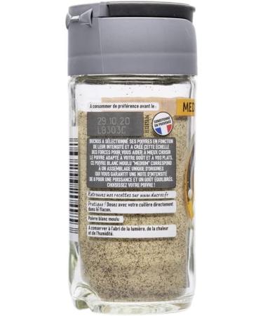 DUCROS Poivre Blanc Moulu Classique N 8 - Saveur et Fra cheur garanties - 36g id al pour vos plats maison - Herbes et pices. - Le Lot De 4 - Buy Online on GoSupps.com