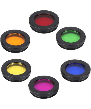 ASHATA Telescope Filters  6 Colors 1.25 Inch Colorful Telescope Eyepieces Filter  Optical Glass Astronomical Lens Filter for Enhancing Definition and Resolution in Lunar Planetary Observation - Buy Online on GoSupps.com