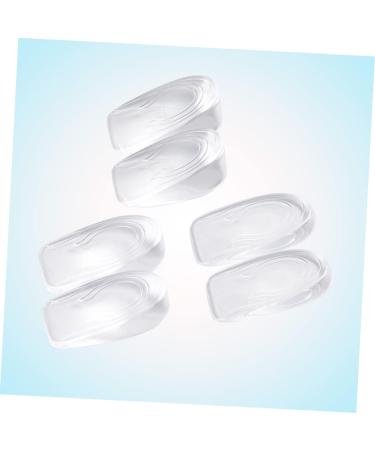FRCOLOR Height Increase Shoe Inserts - 3 Pairs Silicone Gel Heel Lift Insoles for Men & Women - Comfortable & Ventilated Elevator Shoe Pads - Buy Online on GoSupps.com