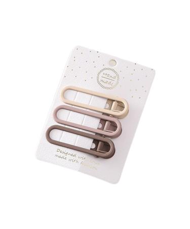 hgnxa 3 Metal Hair Clips Candy Color Duckbill Hair Clip Cute Hair Clamps Heavy Duty Barrettes for Women Styling Gifts