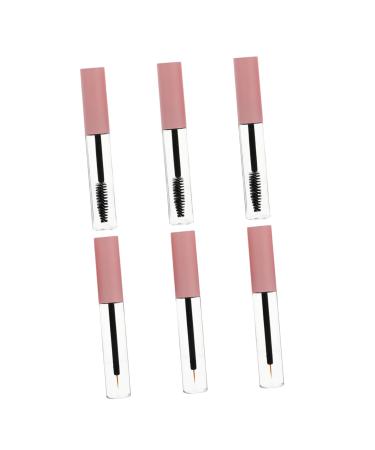 BIUDECO 6pcs Eyeliner Stick Empty Lip Gloss Containers Refill Clear Mascara Bottles Empty Wand The Pet 1 g (Pack of 1) Pink