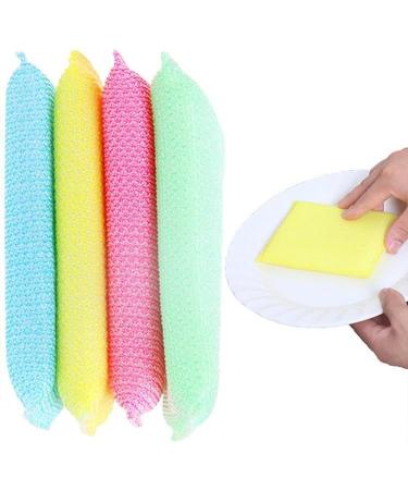 Kitchen Sponge Household Cleaning for Kitchen | Kitchen Cleaning Sponges Eco Non-Scratch for Dish Scrub Sponges for Kitchen Dishwashing Pisole - Buy Online on GoSupps.com