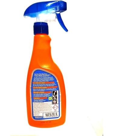 2X Oven Pride Daily Oven and Kitchen Degreaser Spray- 2X 500ml- Removes Tough Grease from Ovens Hobs Extractors Kitchen Surfaces - with Scrubbing Pad 2X Oven Pride Degreaser Spray + Scrubbing Pad - Buy Online on GoSupps.com