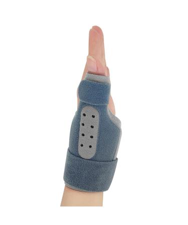 Thumb Splint & Brace for Arthritis Pain Relief - Left/Right Hand Support for Tendonitis Sprains & Strains (Grey - Buy Online on GoSupps.com