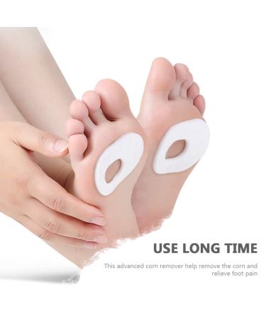 4 Pcs Self-Stick Corn Cushions - Adhesive Callus and Toe Protectors for Foot Care - White - Buy Online on GoSupps.com