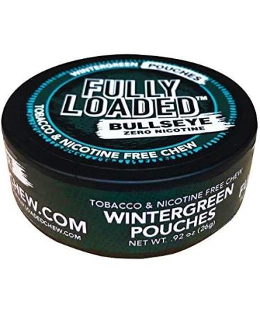 Fully Loaded Chew Wintergreen Pouches - 5 Pack | Tobacco & Nicotine Free Chew - Buy Online on GoSupps.com