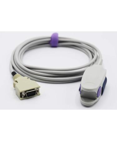 Sino-K Compatible Nellcor N-3000 N-395 N-550 N-560 SPO2 Sensor - Reusable Finger Clip 3m 14-Pin Connector CE/FDA Certified | International Shipping Available - Buy Online on GoSupps.com