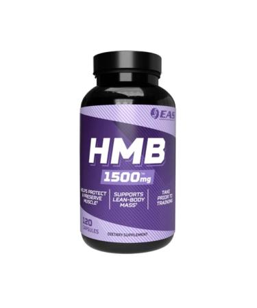 HMB 1500mg | Quality Beta-Hydroxy Beta-Methylbutyrate | Protect & Support Lean Muscle Mass | Enhanced Recovery & Muscle Repair | 120 Capsules 120 Count (Pack of 1)