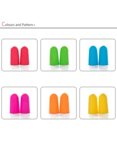 Ear Plugs Soft Foam Ear Plugs Sound Insulation Ear Protection Earplugs Anti Noise Sleeping Plugs Travel Soft Noise Reduction Ear Plugs (Color : Red) - Buy Online on GoSupps.com