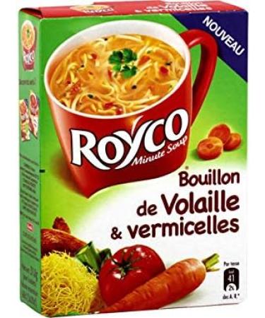 Royco Instant Soup Chicken Broth and Vermicelli - 3 sachets 60g - Buy Online on GoSupps.com