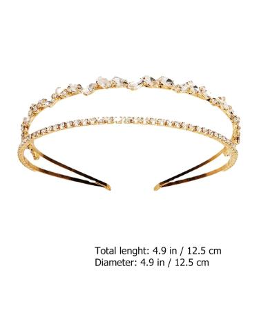 Holibanna Crystal Headband - Rhinestone Bridal Crown | Fashion Hairband for Stunning Photo Shoots - Buy Online on GoSupps.com