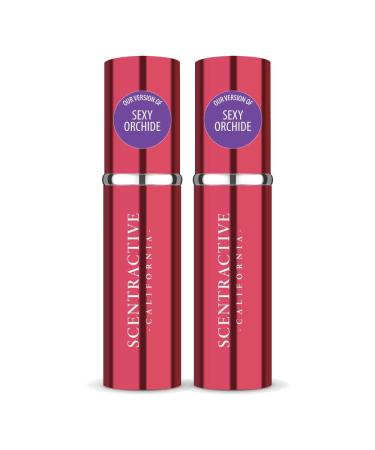 CA Perfume Impression of Victoria S. Sexy Orchide For Women Replica Version Fragrance Dupes Concentrated Long Lasting Eau de Parfum Spray Refillable Atomizer Bottle 0.17 Fl Oz/5ml-X2 VICTORIA S. SEXY ORCHIDE IMPRESSION 0.34 Fl Oz (Pack of 1)