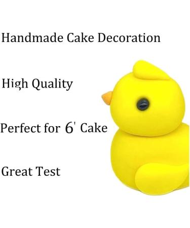 Baby Duck Cake Toppers Edible Birthday Party Decoration Edible Fondant Icing Great for Kids Boy Girl First Birthday Christening Baby Shower Easy to Use - Buy Online on GoSupps.com