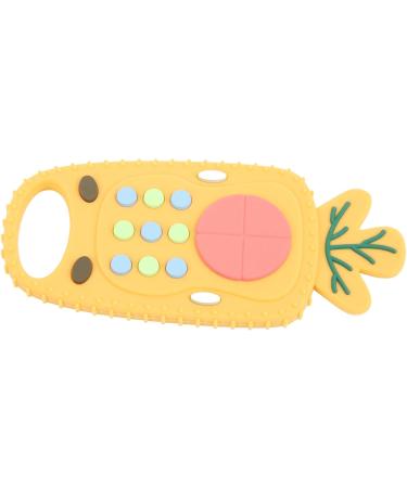 Buy Cute Soft Silicone Baby Bite Toys - Versatile Pineapple Teether for Teething Relief | International Shipping - Buy Online on GoSupps.com