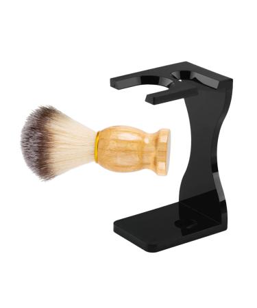 Minkissy 3 sets Razierset Face Salon Brush Face Staubwedel Razor Brazil Men Black Suit Beauty Suit For Men Bartpinsland Razor Razor Stand Stand