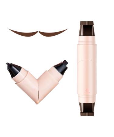 zwxqe Eyeliners Stamps Eyeliner Stencils Pencil Smooth Precision Makeup Pen Multifunctional Beauty Tool Easy Winged Liner Accessory for Girls and Daily Family Routine Brown