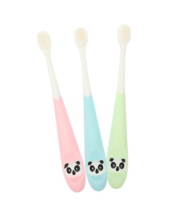 Iwowhero 3st travel toothbrush for children girls household ergonomic toothbrush child teeth brush children toothbrush teeth for daily use toothbrushes mass ABS sepi mini