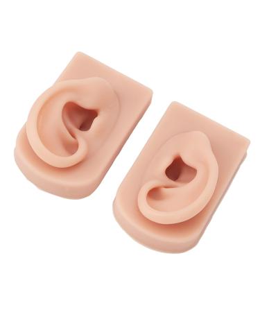Mid Skin Ear Model Silicone Piercing Model for Ear Massage Practice Teaching Display for School and Hospital (Medium Skin Color) - Buy Online on GoSupps.com