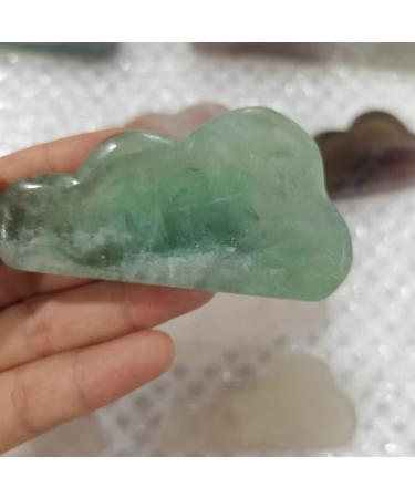 Home Decoration 1PC Natural Colorful Fluorite Cloud Hand Carved Palm Stone ReikiDecor Natural Quartz Crystals Stones ERTEYIN