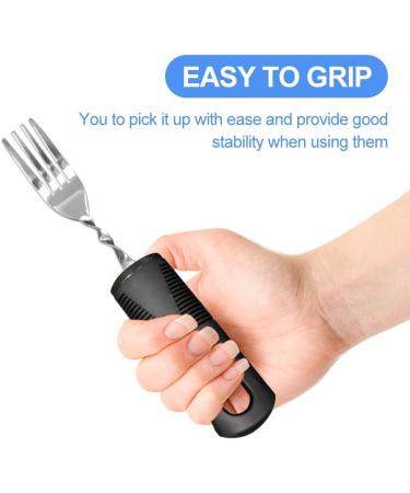 Divono Flexible Spoon & Fork Set - Ideal Aids for Parkinson's Arthritis Elderly & Disabled - Enhance Independence in Self-Nutrition - Buy Online on GoSupps.com