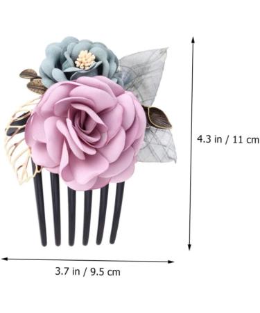 Didiseaon 1pc Bridal Hair Wedding Hair Clip Headwear for Women Rhinestone Hair Accessories Wedding Flower Headpiece Hair Insert Combs Wedding Hair Comb Flower Hair Bride The Flowers Headgear - Buy Online on GoSupps.com