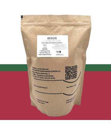 CAFE SIN INTERMEDIARIOS Colombian Coffee - Kisses for Espresso Coffee Maker 1 Kg Roasted Weekly Ground to Order and Packaged | Medium Ideal Coffee - Buy Online on GoSupps.com