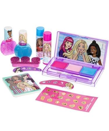 Barbie Makeup Backpack Set | 12-Piece Accessories for Ages 3+ | Perfect for Parties & Sleepovers - Buy Online on GoSupps.com