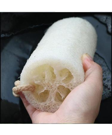 Natural Loofah Exfoliating Body Sponge Scrubber Set - 3 PC Shower & Kitchen Cleaning Rag - Buy Online on GoSupps.com