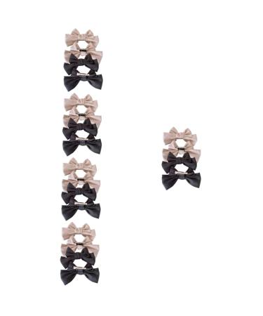 FRCOLOR 10 Pairs bow hairpin hair bow pins linen hair bows bow clips christmas hair clip hair bows for bows for girls toddler hair clips Bow Hair Clips baby girl fabric big hairpin bow tie