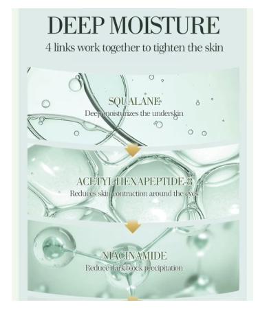 Season Kiss Natural Eye Cream Emollient Astragalus (2 PCS) 30g Moisturizing Wrinkle Firming Under Eey Cream For Women Men Senstive All Skin - Buy Online on GoSupps.com