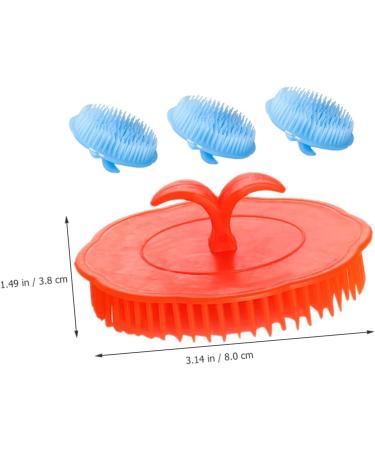 Buy BUIFULSIC 4-Piece Scalp Massage Brush Set - Enhanced Hair Washing & Peeling for Ultimate Relaxation | International Shipping Available - Buy Online on GoSupps.com