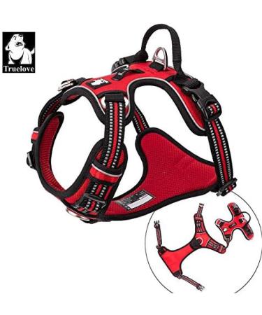 Truelove No Pull Dog Harness - Reflective Adjustable Soft Padded Vest with Handle | TLH56512 XS Red - Shop Now! - Buy Online on GoSupps.com