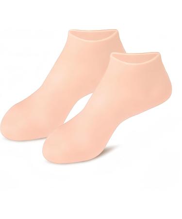 Acpetdr Moisturizing Silicone Socks for Women Silicone Socks Foot Mask Exfoliating Beach Protective Gel Socks Anti Slip Aloe Socks for Dry Cracked Feet Calluses Foot Care - Buy Online on GoSupps.com