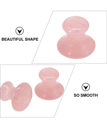 Beaupretty Face Roller & Jade Gua Sha Set - 2Pcs Natural Rose Facial Massage Tools for Skin Care SPA & Relaxation - Buy Online on GoSupps.com
