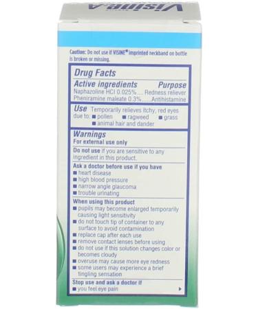 Visine-A Multi-Action Eye Allergy Relief Drops 0.5oz Twin Pack - Buy Online on GoSupps.com
