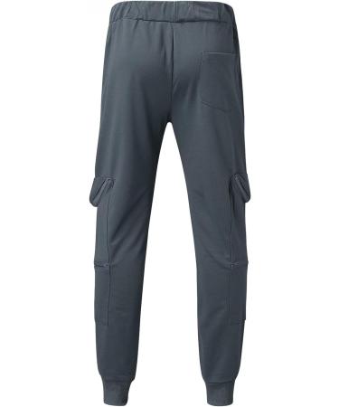 Ronony Men's Jogging Pants - Slim Fit Sports & Leisure Trousers for Outdoor Training | Gray - Buy Online on GoSupps.com