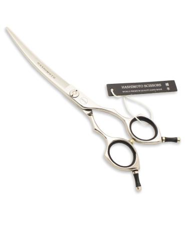HASHIMOTO Curved Scissors For Dog Grooming,6.5 inches,Design For Professional Groomer. Curved 6.5"