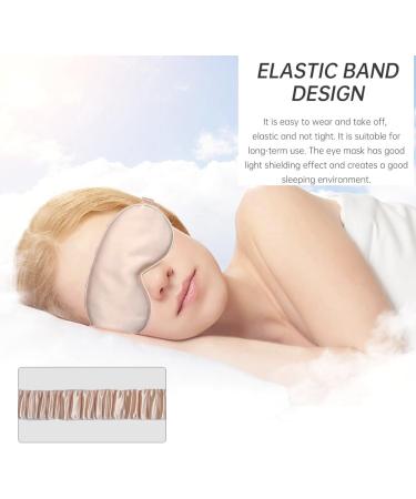 Silky Satin Eye Mask Set of 4 with Headband & Scrunchies - Perfect Travel Eye Covers - Pink - Sleep Comfort for Women - Buy Online on GoSupps.com