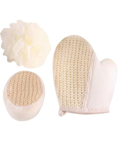 Balacoo 9 Pcs Bath Wipe Scrubber Set - Double Sided Exfoliator Loofah Body Sponge & Bath Towel - Ideal for Spa & Home Use - Buy Online on GoSupps.com