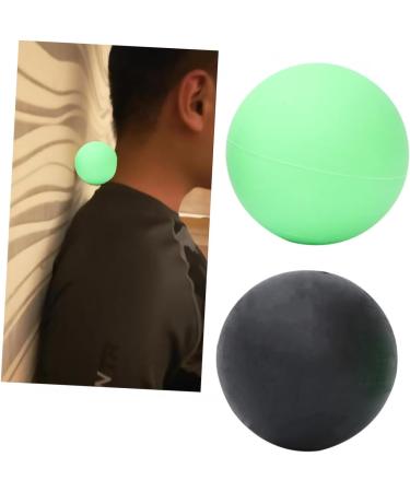 Beavorty 6 STK TPE Massage Balls - Multi-Color Yoga & Fitness Fascia Rollers for Self-Massage - Elastic Back Relief - Buy Online on GoSupps.com
